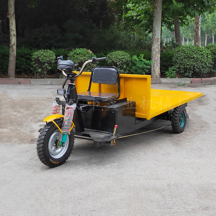 轉(zhuǎn)運共享單車低工作面電動平板車  好裝好卸